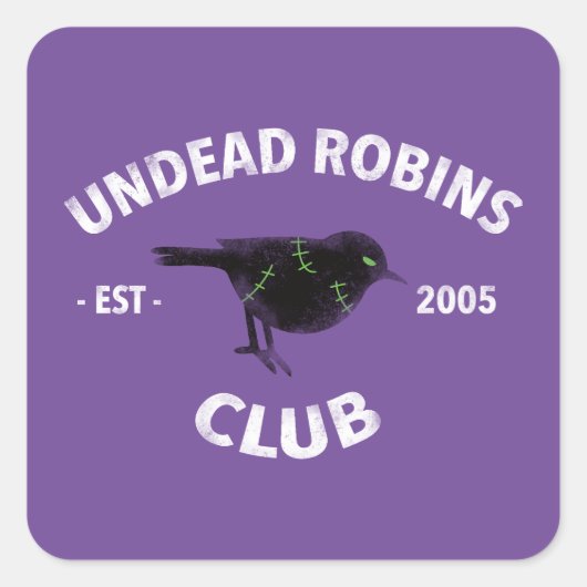 Ondode Robins sticker (Voorkant)