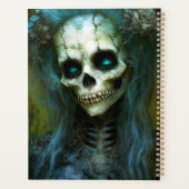 Ondode Woman Skeleton Horror Planner (Achterkant)