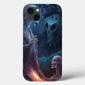 Ondood skelet maakt horrorkunst Case-Mate iPhone case (Achterkant)