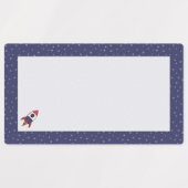 Ondoorlaatbare zelfklevende etiketten Astronaute Labels (Design 1)