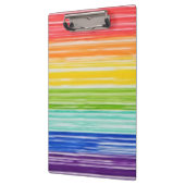 Ondoorzichtige regenboogstrepen klembord (Links)