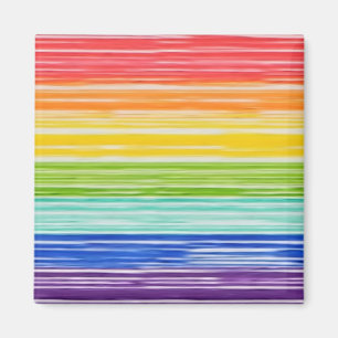Ondoorzichtige regenboogstrepen magneet