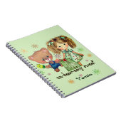 ondraaglijk zoete teddybeer notitieboek (Rechterzijde)