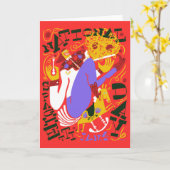 Onduidelijke Feestdagen  Nationale Spaghettidag Ja Kaart (Gele Bloem)