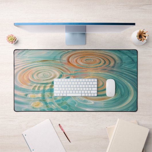 Ondulations de Tranquillité Harmonie d'Eau Abstrai (Bureau 1)