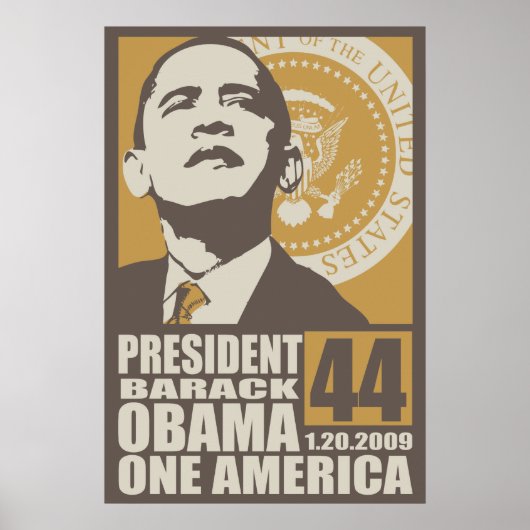 One America Inauguration Poster (Voorkant)