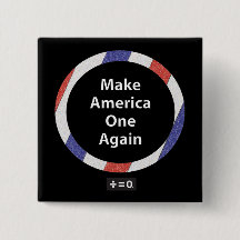 One America Red White en Blue Patriottic