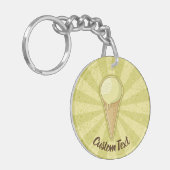 One Ball Ice Cone Sleutelhanger (Voorkant Links)