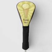 One Ball Ice Cream Cone Golfheadcover (Voorkant)