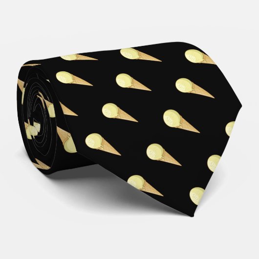 One Ball Ice Cream Cone Stropdas (Opgerold)