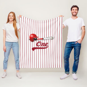 One Baseball Fan Fleece Deken