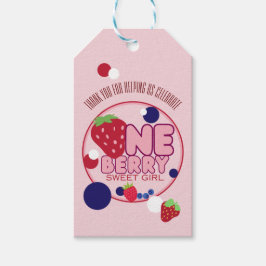 One Berry Sweet Girl Party Favoriet Cadeau Labels Cadeaulabel