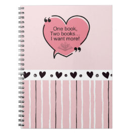 One Book, Two Books... I Want More! Notitieboek