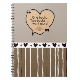 One Book, Two Books... I Want More! Notitieboek