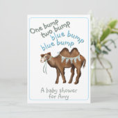 One bump two bump baby shower Invitation (Debout devant)