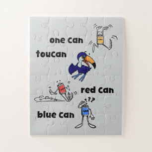 One Can Toucan Rode Blik 30-delige Puzzel