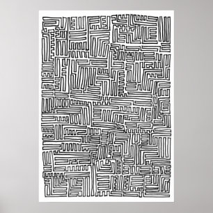 One-Continuous-Line Poster