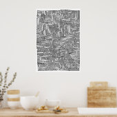 One-Continuous-Line Poster (Keuken)