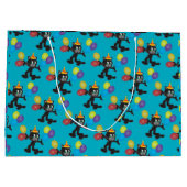 One Cool Cat Birthday-ballonnen Large Cadeauzakje (Achterkant)