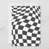 One Cool Dude Boy Spring Bunny 1e verjaardagsfeest Kaart (Achterkant)