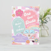 One Cool Dude Summer Party 1st Birthday Invitation (Debout devant)