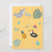 One Cool Dude Summer Party 1st Birthday Invitation (Dos)