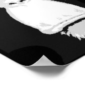 One Cool Monkey Funny Poster Sign Print (Hoek)