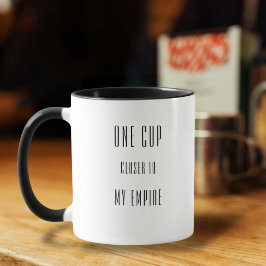 ONE CUP DICHTER bij moderne Motivatie typografie M Mok