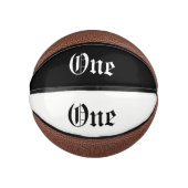 One Custom Mini Basketball Basketbal (Voorkant)