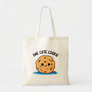 One Cute Cookie Funny Food Pun Tote Bag