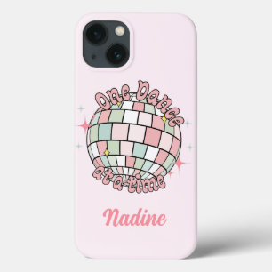 One Dance At A Time Disco Ball, roze aangepaste na iPhone 13 Hoesje