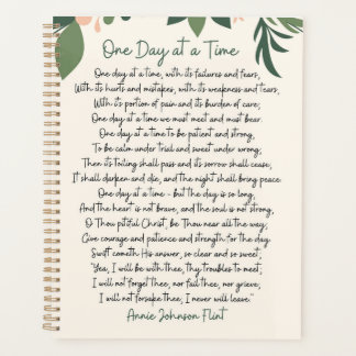 One Day At A Time Annie Johnson Flint Postcard Planner