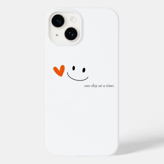 One day at a time  Case-Mate iPhone case (Achterkant)