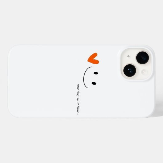 One day at a time  Case-Mate iPhone case (Achterkant (horizontaal))