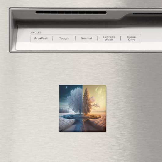 One day in winter magneet (Insitu (Vaatwasser))