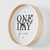 One Day Inspirating Sobriety Quote White Black (Hoek)