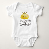One Day Old & Wonderful! Romper (Voorkant)