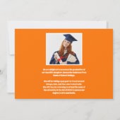 One Degree Hotter Retro 2 Foto Afstuderen Aankondiging (Achterkant)