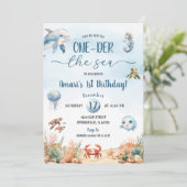 ONE-der het 1e verjaardagsfeest van het Kind van d Kaart (Staand voorkant)