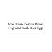 One Dozen Eggs Stamp Rubberstempel (Gestempeld)