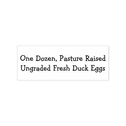 One Dozen Eggs Stamp Rubberstempel (Afrduk)