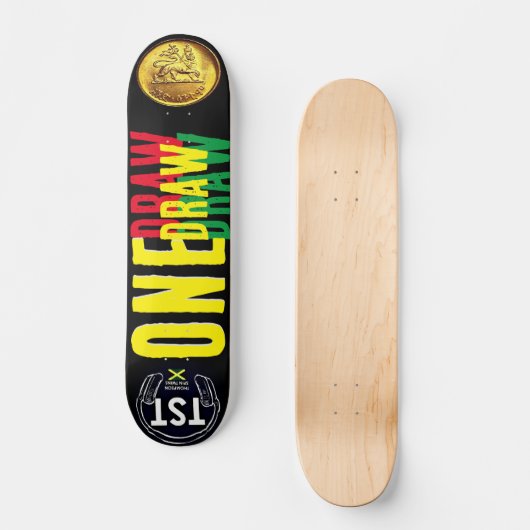 ONE DRAW JMT 7 3/4" Skateboard Deck (Voorkant)