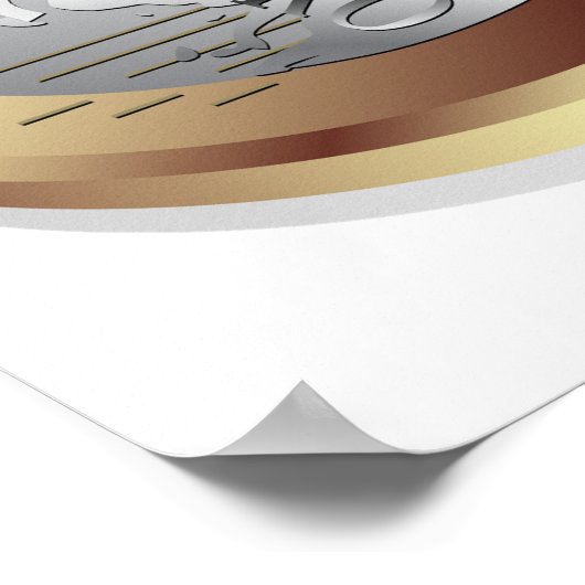 One Euro Coin Poster (Coin)