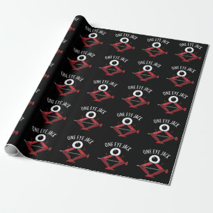 One Eye Jack Funny Car Jack Pun Dark BG Cadeaupapier