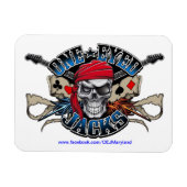 One Eyed Jacks Magnet Magneet (Horizontaal)