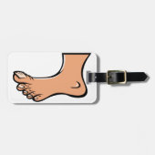 One Foot Bagagelabels (Voorkant horizontaal)