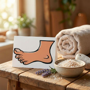 One Foot Wenskaarten Kaart