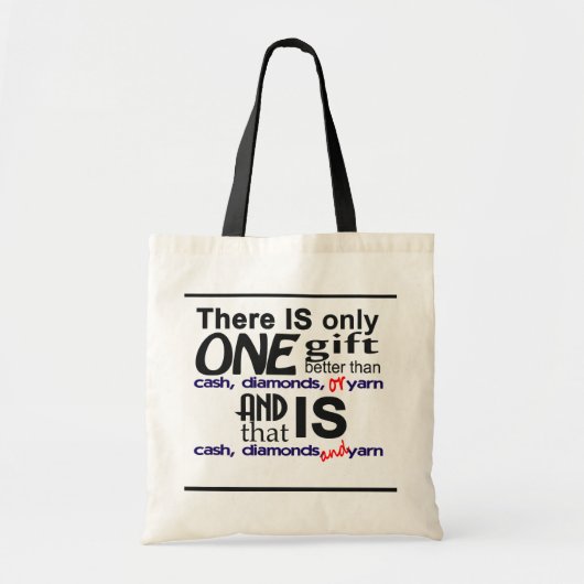 "One Gift Better" Project Bag Tote Bag (Voorkant)