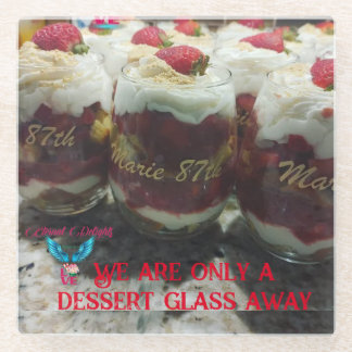 "One Glass Away" Onderzetter