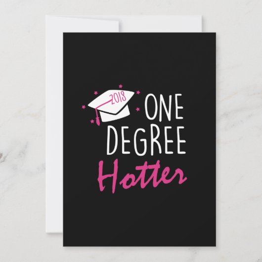 One Graree Hotter 2018 Afstuderen Day Kaart (Voorkant)